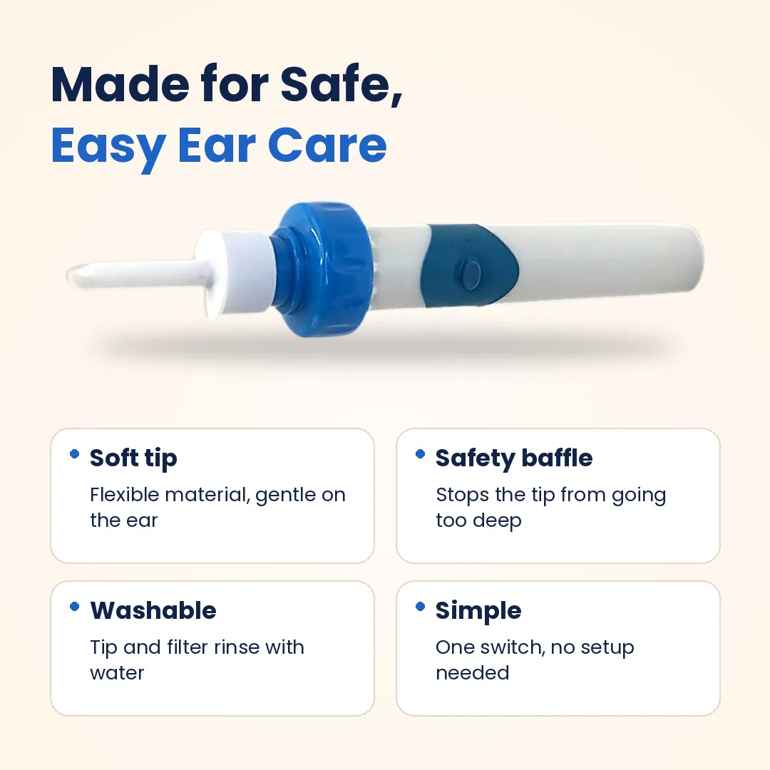DEOcross C-ears Electric Ear Cleaner with Vibration & Vacuum — image 3 of 5
