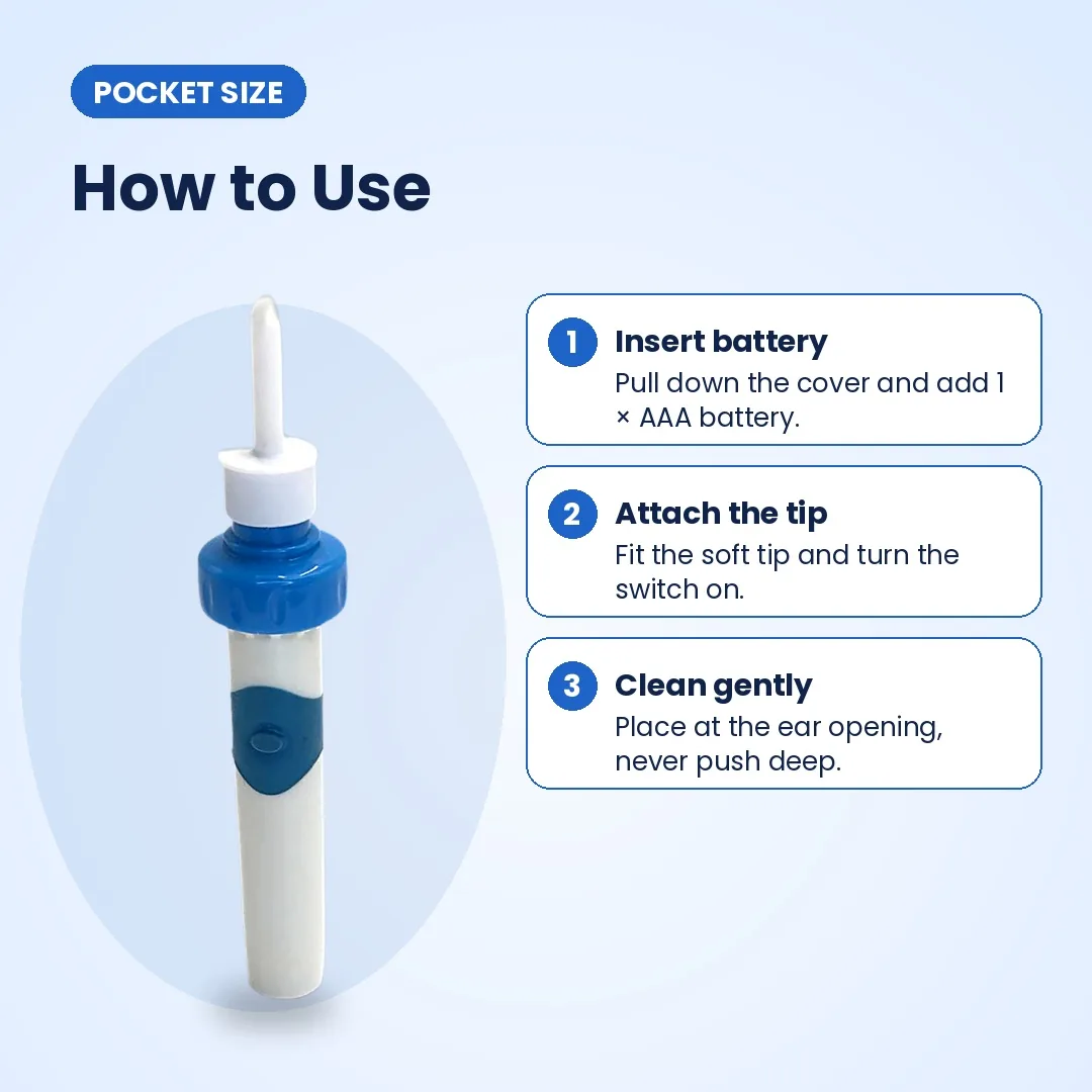 DEOcross C-ears Electric Ear Cleaner with Vibration & Vacuum — image 4 of 5
