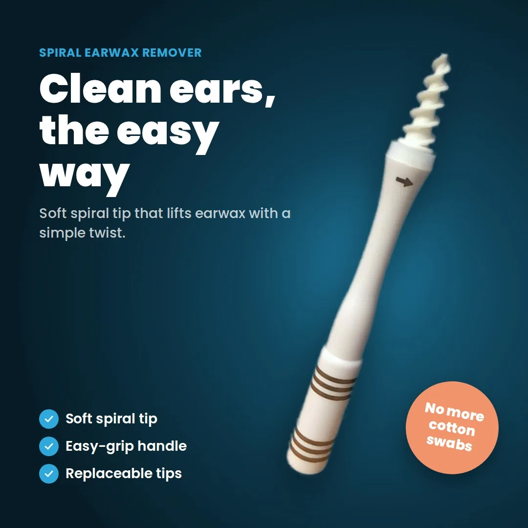 Spiral Earwax Remover Tool with Soft Twist Tip — image 2 of 6