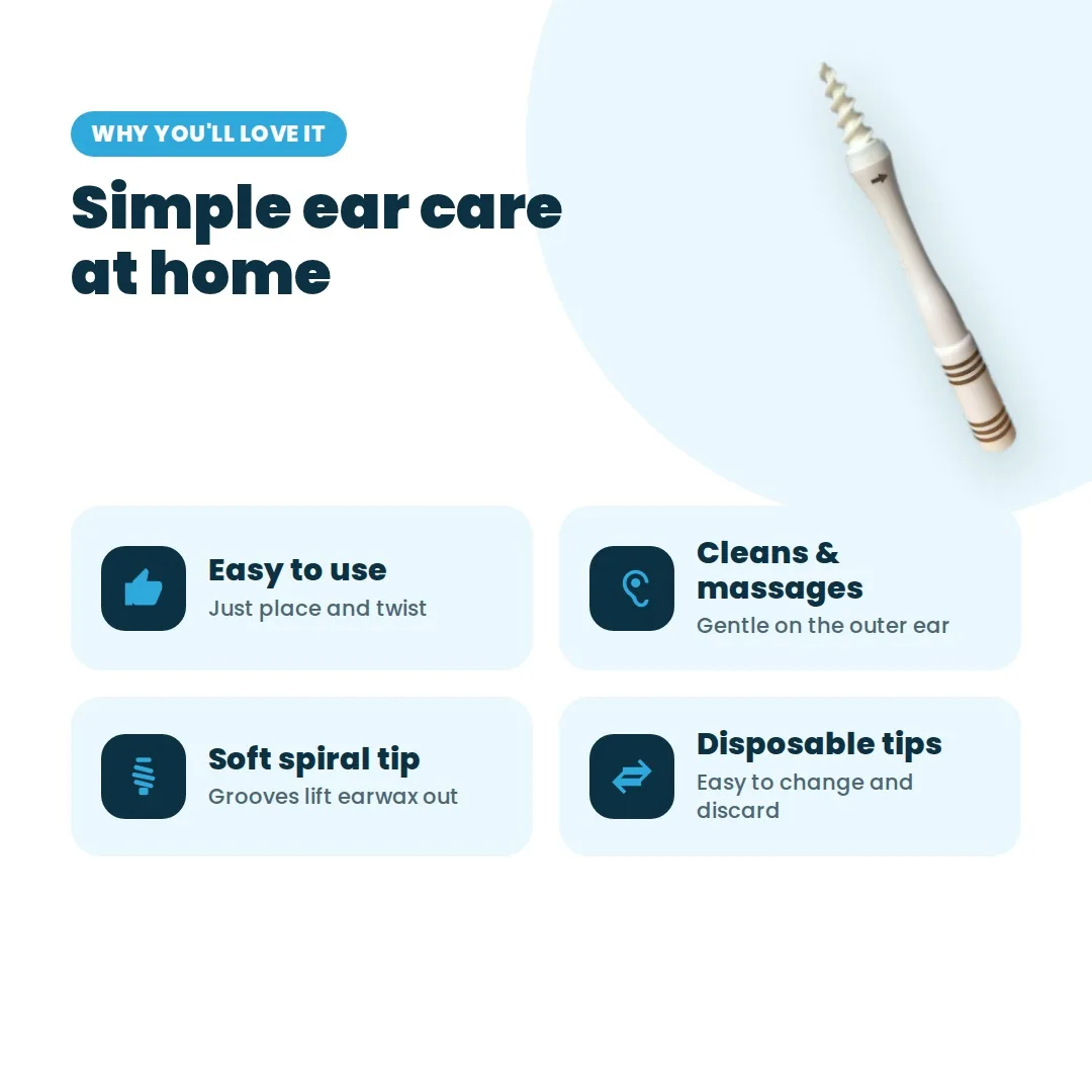 Spiral Earwax Remover Tool with Soft Twist Tip — image 4 of 6