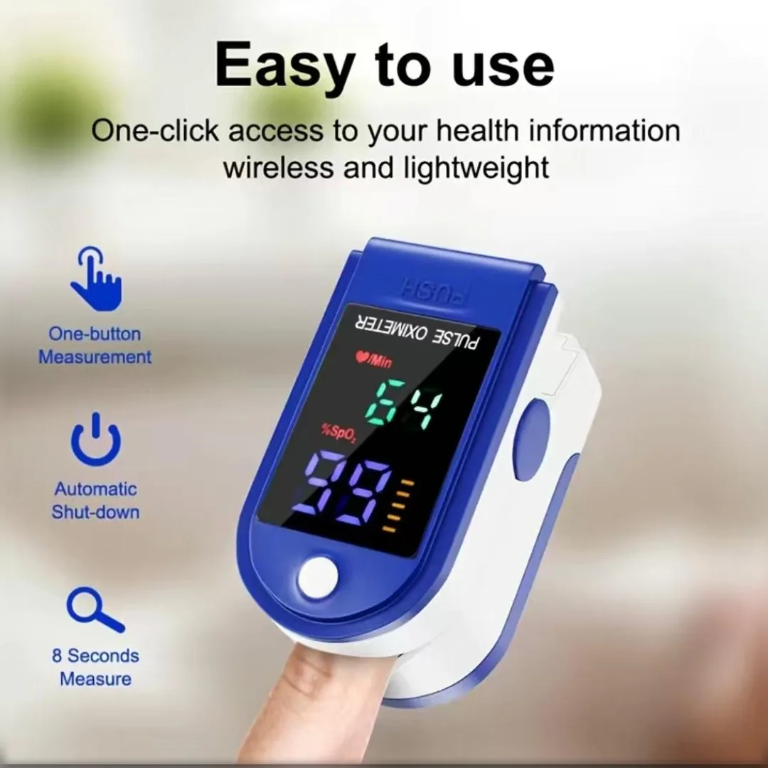 Fingertip Pulse Oximeter LK87 – Blood Oxygen (SpO2) & Pulse Rate Monitor — image 3 of 5